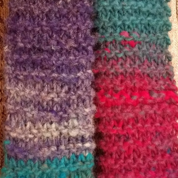 Handmade Long Twisty Rainbow Scarf - Picture 7 of 8